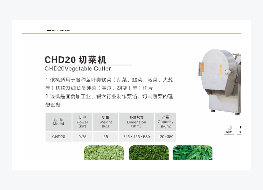 CHD20 Vegetable Dicer